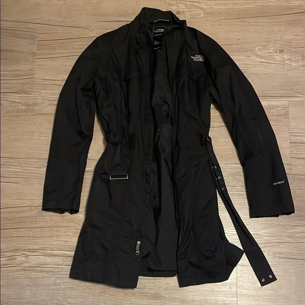 The North Face Black Rain Coat Timeless Elegance